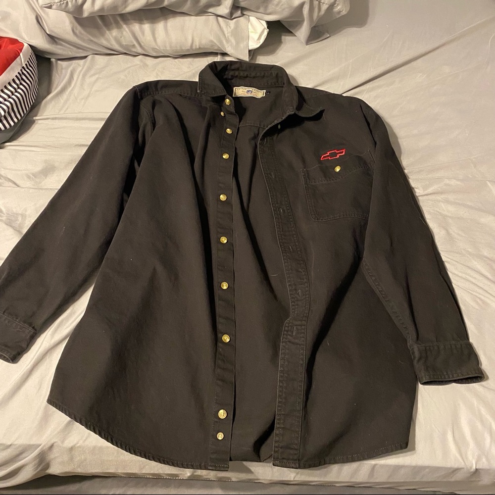 lees classic black denim jacket